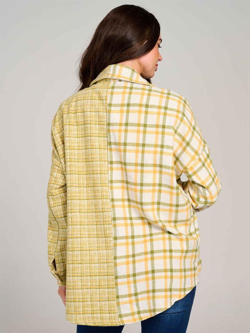 Long Sleeve Plaid Shacket